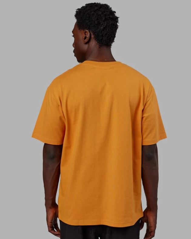 フラッグヘビーウェイトTシャツオーバーサイズ - 日時計 LSKD ユニセックス 衣服 082HP317