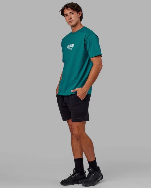 スタンダード ヘビーウェイト T シャツ オーバーサイズ - ディープ レイク LSKD ユニセックス 衣服 082HP322