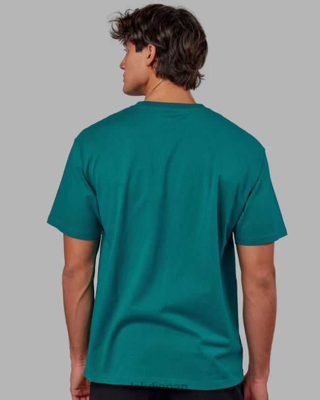 スタンダード ヘビーウェイト T シャツ オーバーサイズ - ディープ レイク LSKD ユニセックス 衣服 082HP322