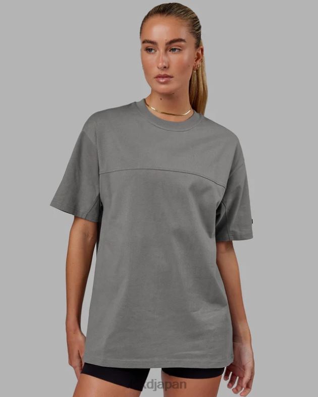 ラボ ヘビーウェイト T シャツ オーバーサイズ - グラファイト LSKD ユニセックス 衣服 082HP324