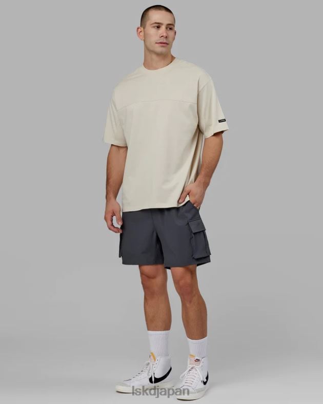 ラボ ヘビーウェイト T シャツ オーバーサイズ - ボーン LSKD ユニセックス 衣服 082HP326