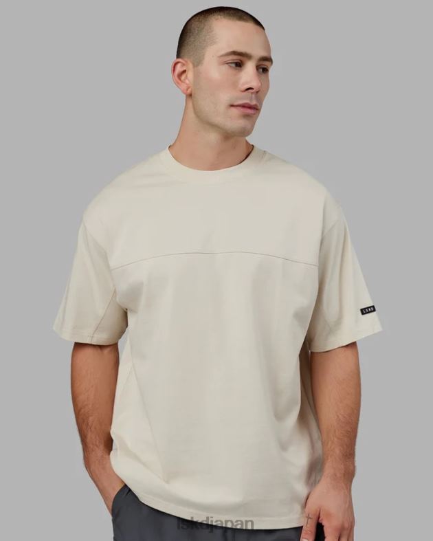 ラボ ヘビーウェイト T シャツ オーバーサイズ - ボーン LSKD ユニセックス 衣服 082HP326