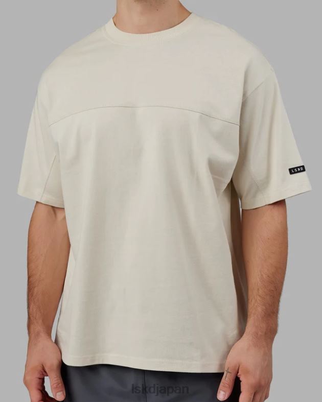 ラボ ヘビーウェイト T シャツ オーバーサイズ - ボーン LSKD ユニセックス 衣服 082HP326