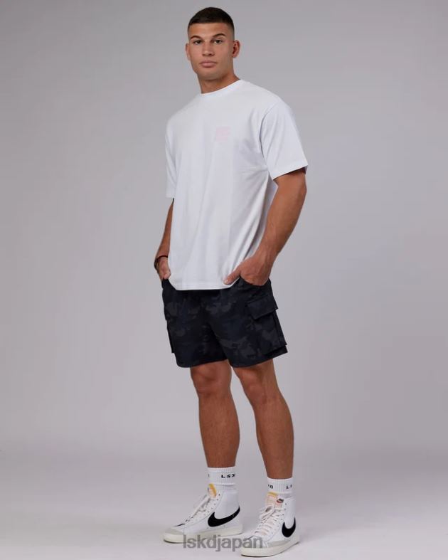 グッドタイムズ ヘビーウェイト T シャツ オーバーサイズ - ホワイトペタルピンク LSKD ユニセックス 衣服 082HP331