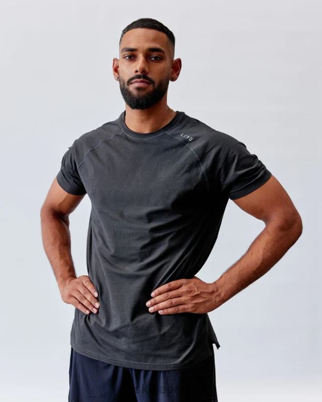 パフォーム ヴェイパーフロクス T シャツ - ブラックメール LSKD 男性 衣服 082HP920