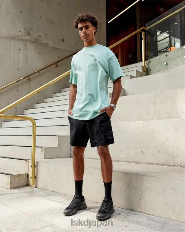 エンデバー ヘビーウェイト延縄 T シャツ オーバーサイズ - パステル ターコイズ LSKD 男性 衣服 082HP945
