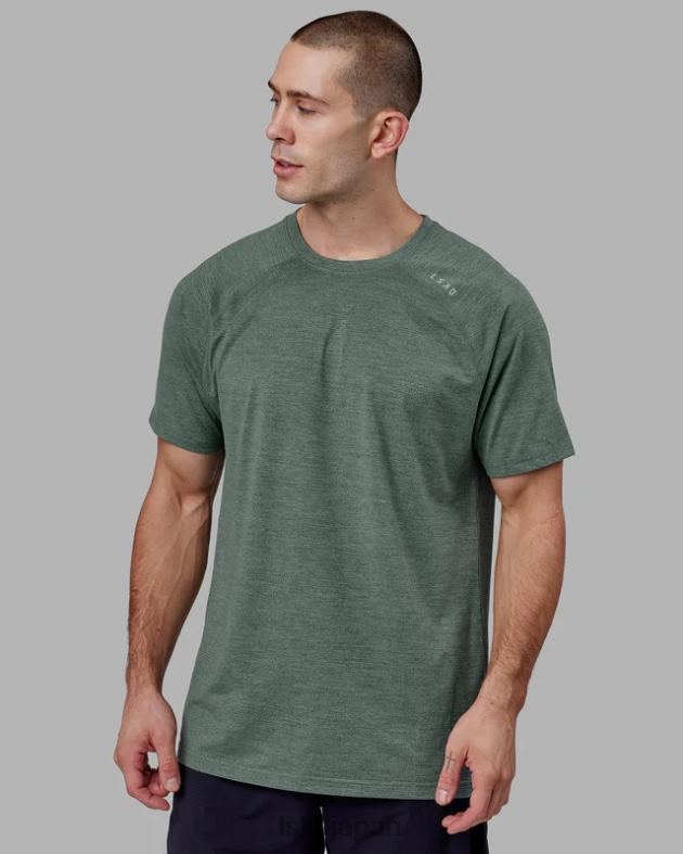 ヴェイパーフレックス T シャツを実行 - ダークフォレスト LSKD 男性 衣服 082HP949