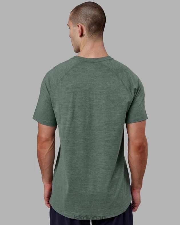 ヴェイパーフレックス T シャツを実行 - ダークフォレスト LSKD 男性 衣服 082HP949