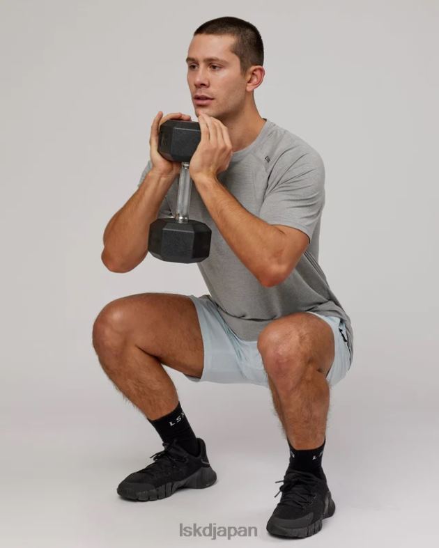 パフォーム ヴェイパーフロクス T シャツ - LT グレーメール LSKD 男性 衣服 082HP925