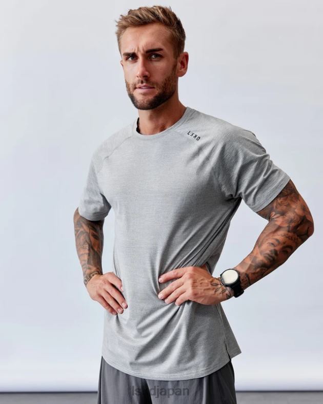 パフォーム ヴェイパーフロクス T シャツ - LT グレーメール LSKD 男性 衣服 082HP925
