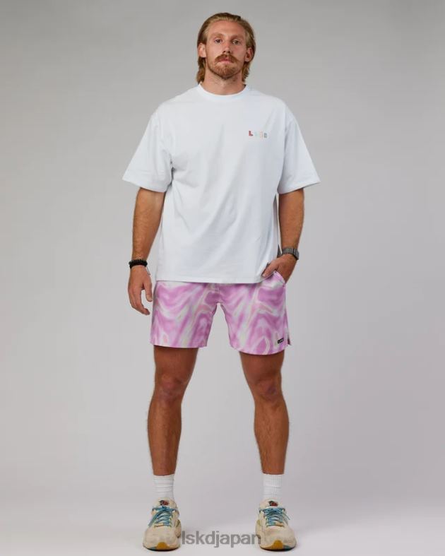 miami23 FLXコットン T シャツ オーバーサイズ - ホワイト LSKD ユニセックス 衣服 082HP295