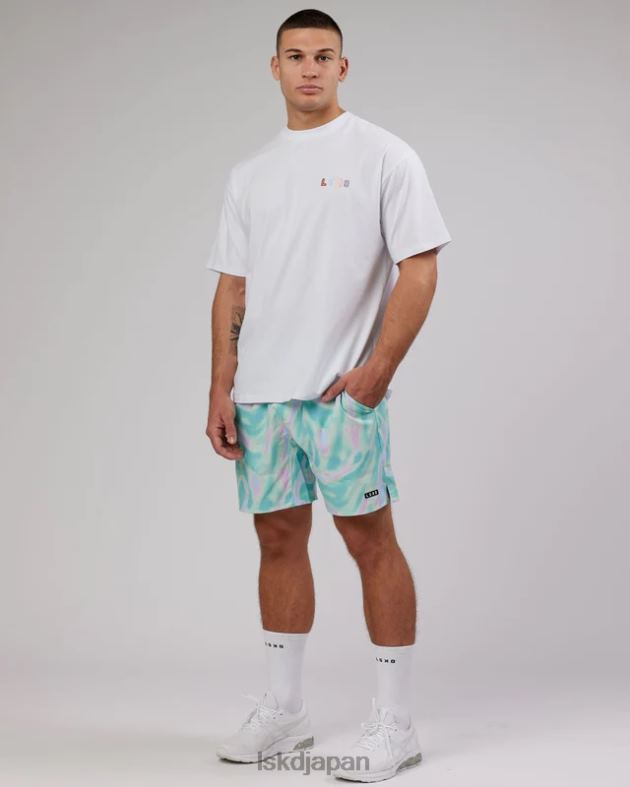 miami23 FLXコットン T シャツ オーバーサイズ - ホワイト LSKD ユニセックス 衣服 082HP295