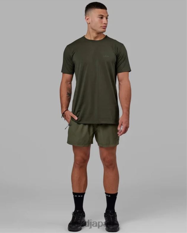 デラックス pimaflx T シャツ - 森の夜 LSKD 男性 衣服 082HP963