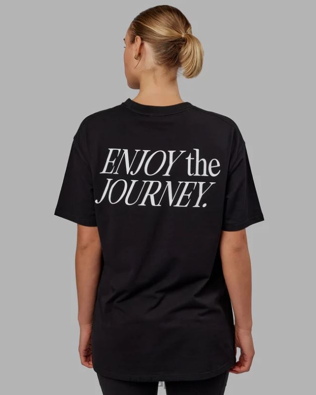 vs1 FLXコットン T シャツ オーバーサイズ - ブラックホワイト LSKD ユニセックス 衣服 082HP241