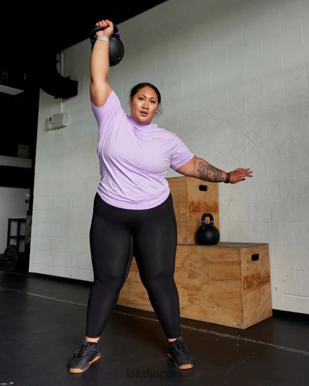 vs1 FLXコットン T シャツ オーバーサイズ - ペールライラック LSKD ユニセックス 衣服 082HP274