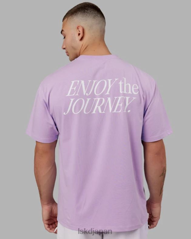 vs1 FLXコットン T シャツ オーバーサイズ - ペールライラック LSKD ユニセックス 衣服 082HP274