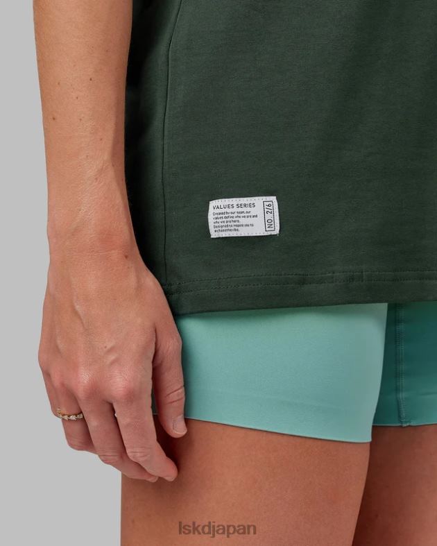 vs2 FLXコットン T シャツ オーバーサイズ - バイタルグリーンティール LSKD ユニセックス 衣服 082HP267