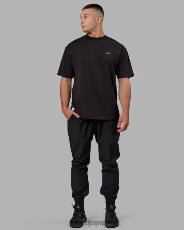 vs5 FLXコットン T シャツ オーバーサイズ - ブラックホワイト LSKD ユニセックス 衣服 082HP282