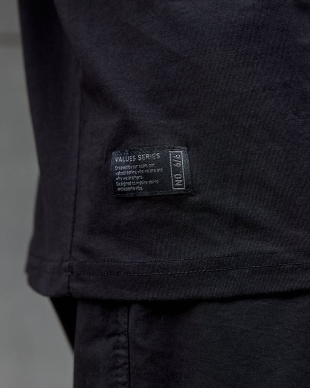 vs6 FLXコットン T シャツ オーバーサイズ - トリプル ブラック LSKD ユニセックス 衣服 082HP230