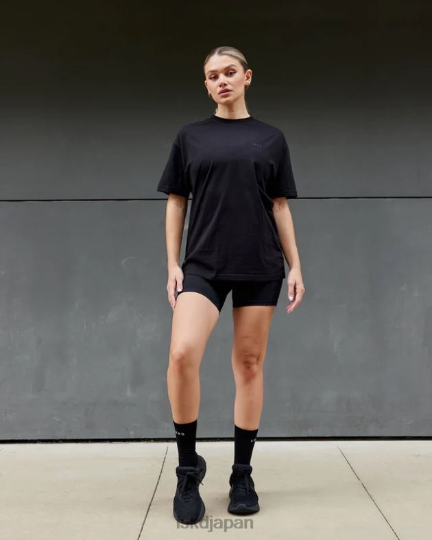 vs6 FLXコットン T シャツ オーバーサイズ - トリプル ブラック LSKD ユニセックス 衣服 082HP230