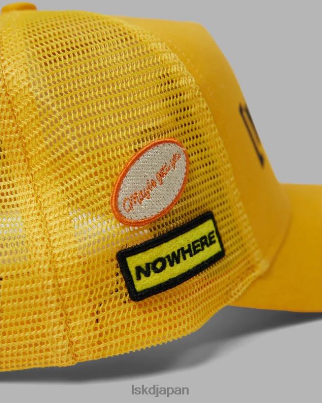 tobk トラッカーハット - イエロー LSKD ユニセックス アクセサリー 082HP838