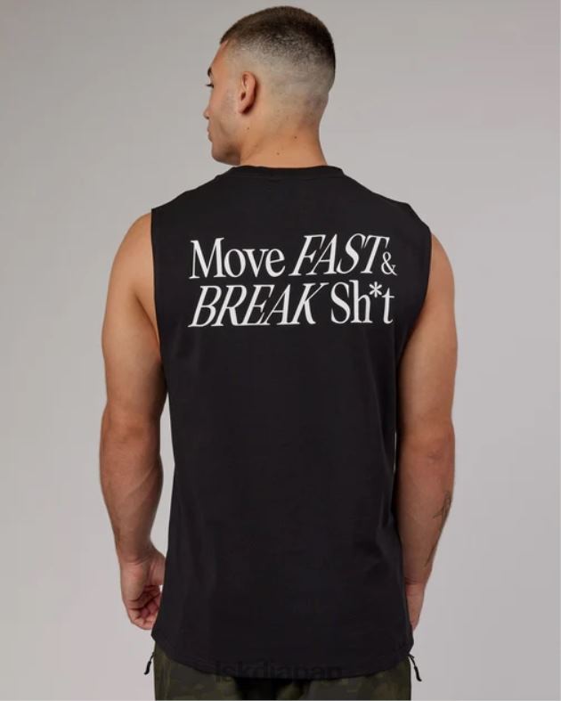 vs5 FLXコットン タンク オーバーサイズ - ブラック LSKD 男性 衣服 082HP1012